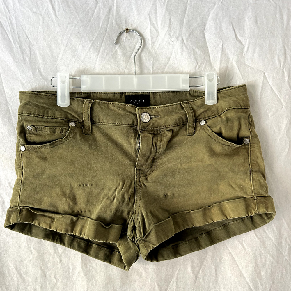 Celebrity Pink Y2k Low Rise Micro Mini Shorts 28 Grunge Trashy Indie Sleaze Punk